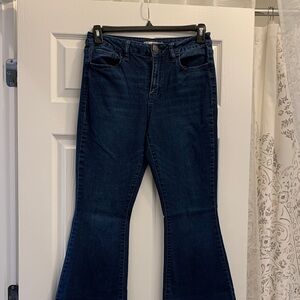 SO Dark Blue Flare Women's Jeans